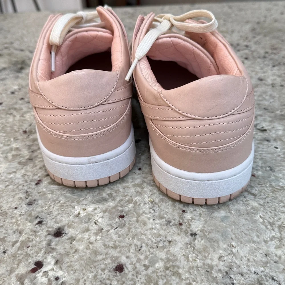 NikeLab Dunk Lux Low Sneakers in Arctic Orange Pink Lace Up Sneakers Mens 10.5